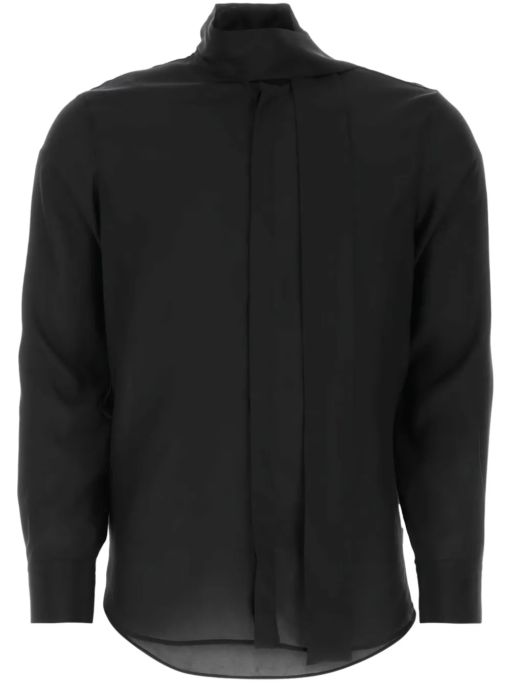 Шелковая рубашка с декоративным шарфом VALENTINO GARAVANI, черный
Шелковая рубашка с декоративным шарфом VALENTINO GARAVANI, черный