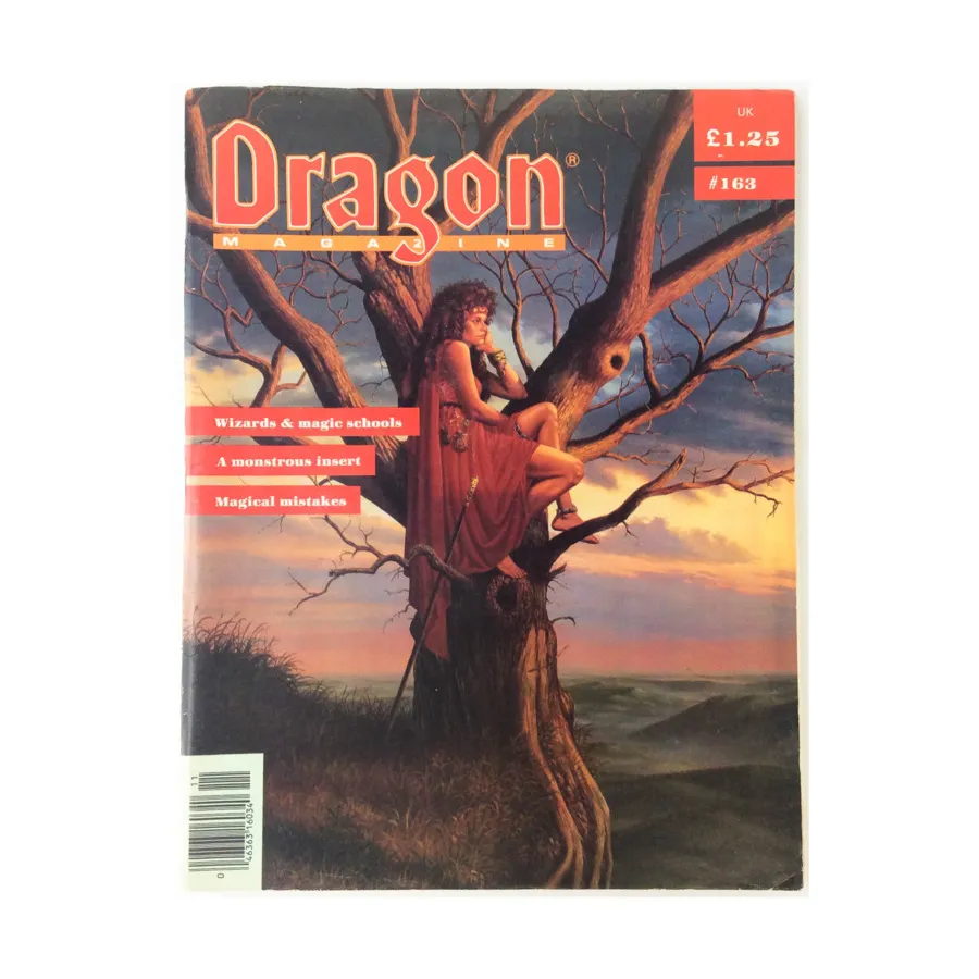 Журнал #163 "Wizards & Magic Schools, A Monstrous Insert, Magical Mistakes", Dragon Magazine (UK Edition) #151 - #200
Журнал #163 "Wizards & Magic Schools, A Monstrous Insert, Magical Mistakes", Dragon Magazine (UK Edition) #151 - #200