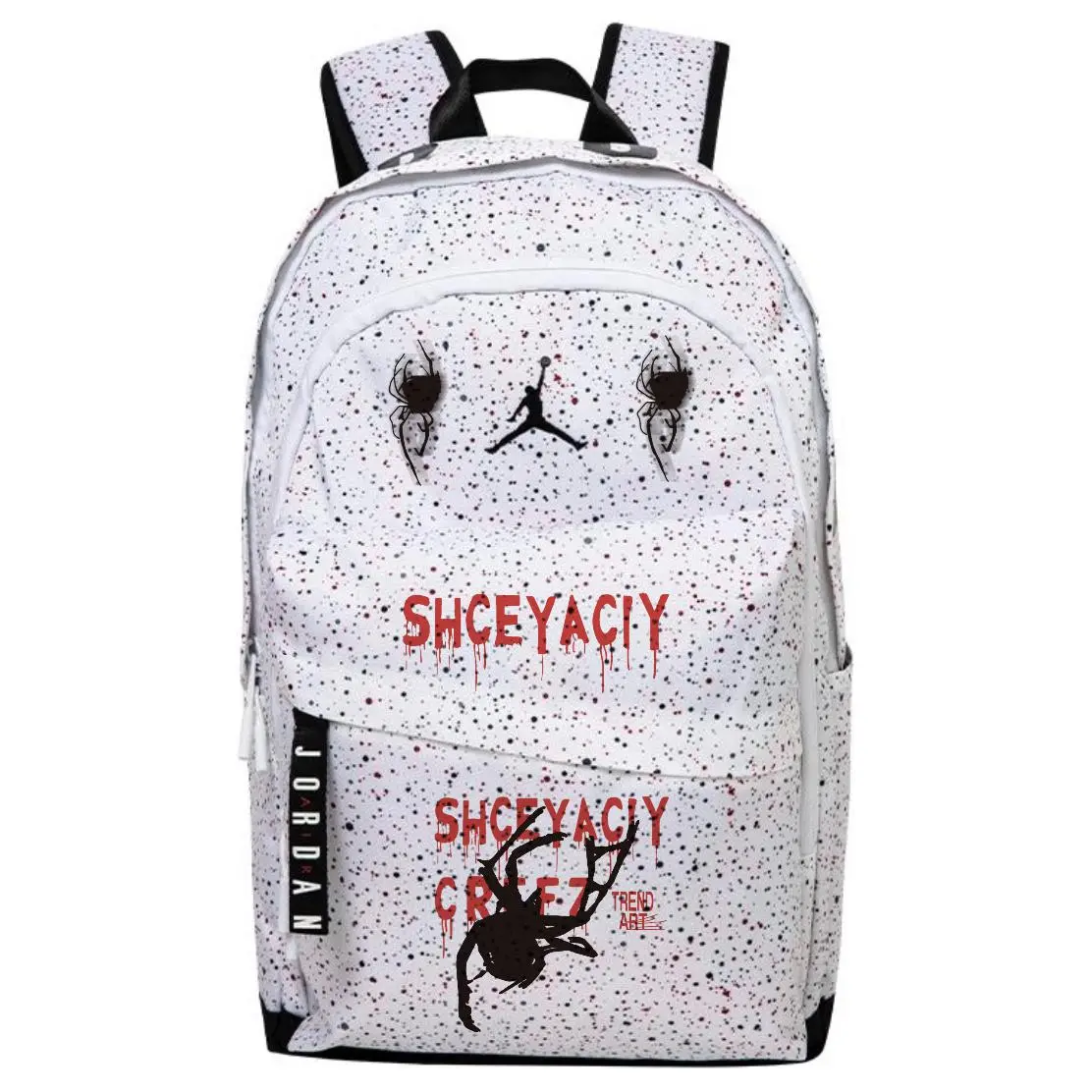 Jordan Полиэстеровый рюкзак унисекс белый, American Spider
Jordan Полиэстеровый рюкзак унисекс белый, American Spider