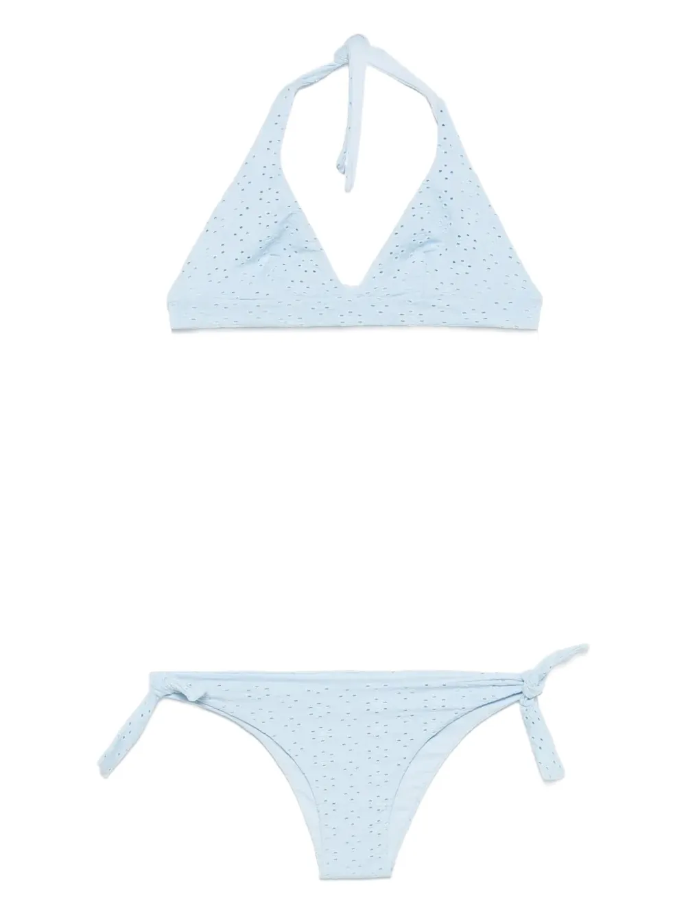 Текстурированное бикини с бретельками через шею Fisico, синий
Текстурированное бикини с бретельками через шею Fisico, синий