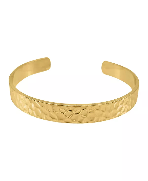 Кованый браслет-манжет с покрытием из 14-каратного золота Adornia, gold
Кованый браслет-манжет с покрытием из 14-каратного золота Adornia, gold