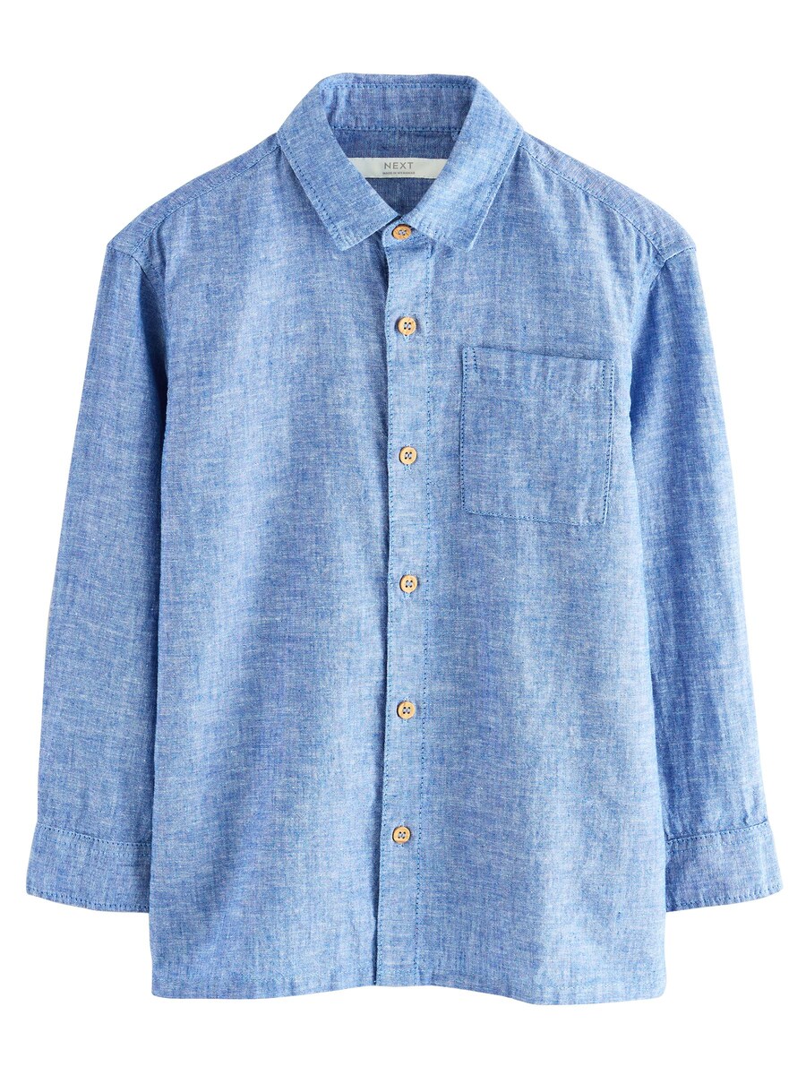 Рубашка на пуговицах классического кроя Next, синий
Рубашка на пуговицах классического кроя Next, синий