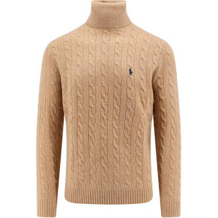 Свитер с вышивкой пони и воротником-стойкой Polo Ralph Lauren, коричневый
Свитер с вышивкой пони и воротником-стойкой Polo Ralph Lauren, коричневый