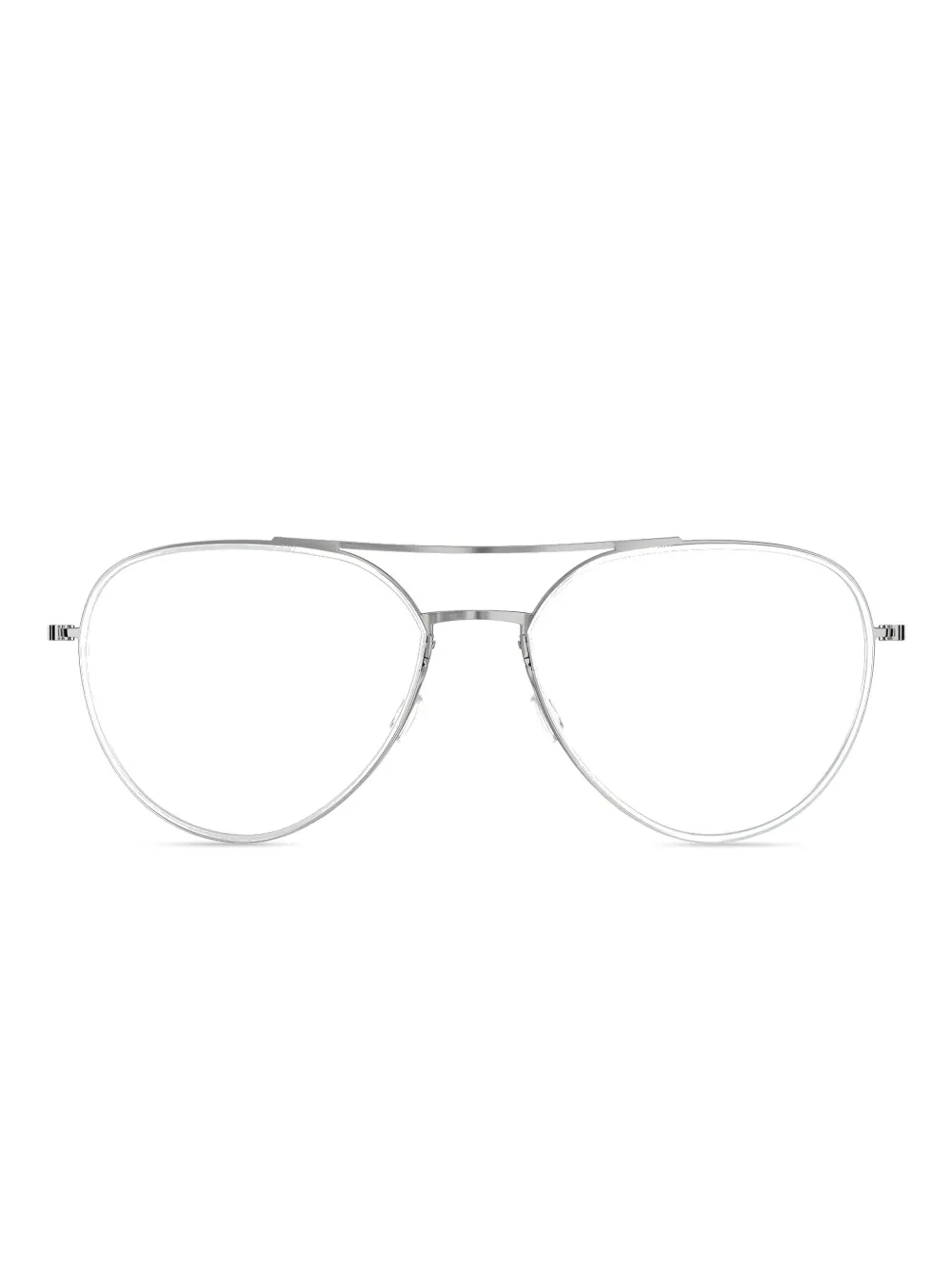 Очки в титановой оправе пилота Lindberg, серый 
Очки в титановой оправе пилота Lindberg, серый