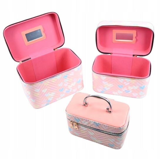 Косметичка-органайзер в виде сердечек для набора косметичек, 3 шт. Midex
Косметичка-органайзер в виде сердечек для набора косметичек, 3 шт. Midex