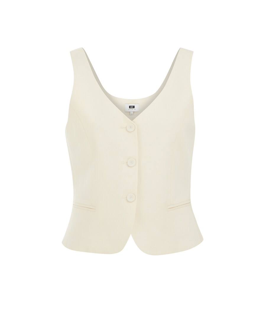 Жилет WE Studio, натуральный белый
Жилет WE Studio, натуральный белый