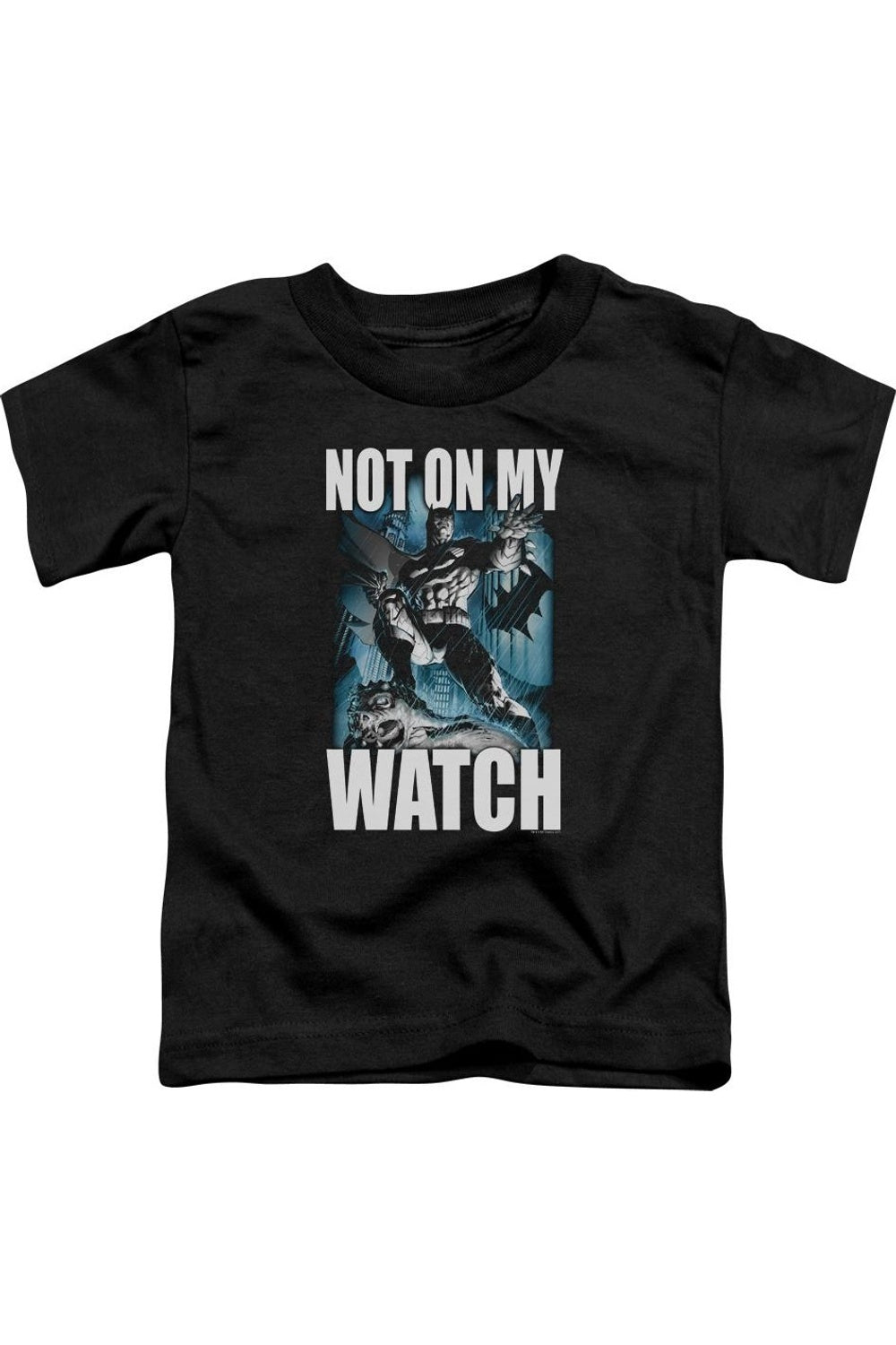 Футболка с коротким рукавом для малышей Batman "Не на моей вахте" Gildan, черный
Футболка с коротким рукавом для малышей Batman "Не на моей вахте" Gildan, черный