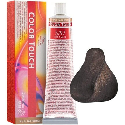 Краска для волос Color Touch Rich Naturals без аммиака 5/97 Светло-коричневый Cendre Sabbia, Wella
Краска для волос Color Touch Rich Naturals без аммиака 5/97 Светло-коричневый Cendre Sabbia, Wella