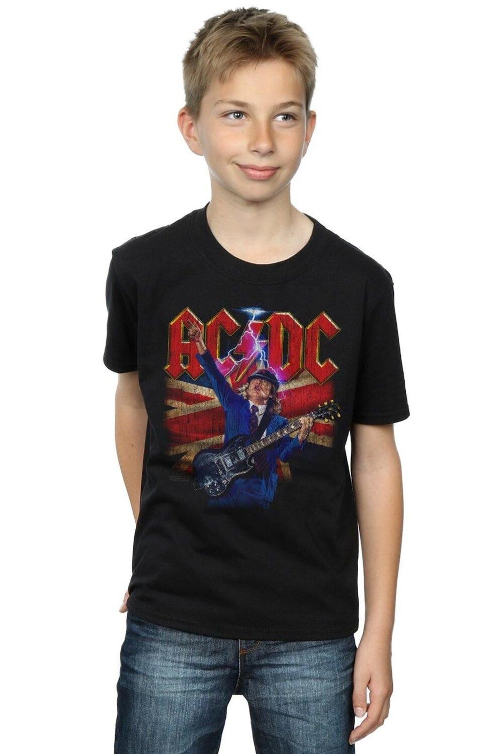 Футболка с молнией и флагом Angus Union AC/DC, черный
Футболка с молнией и флагом Angus Union AC/DC, черный