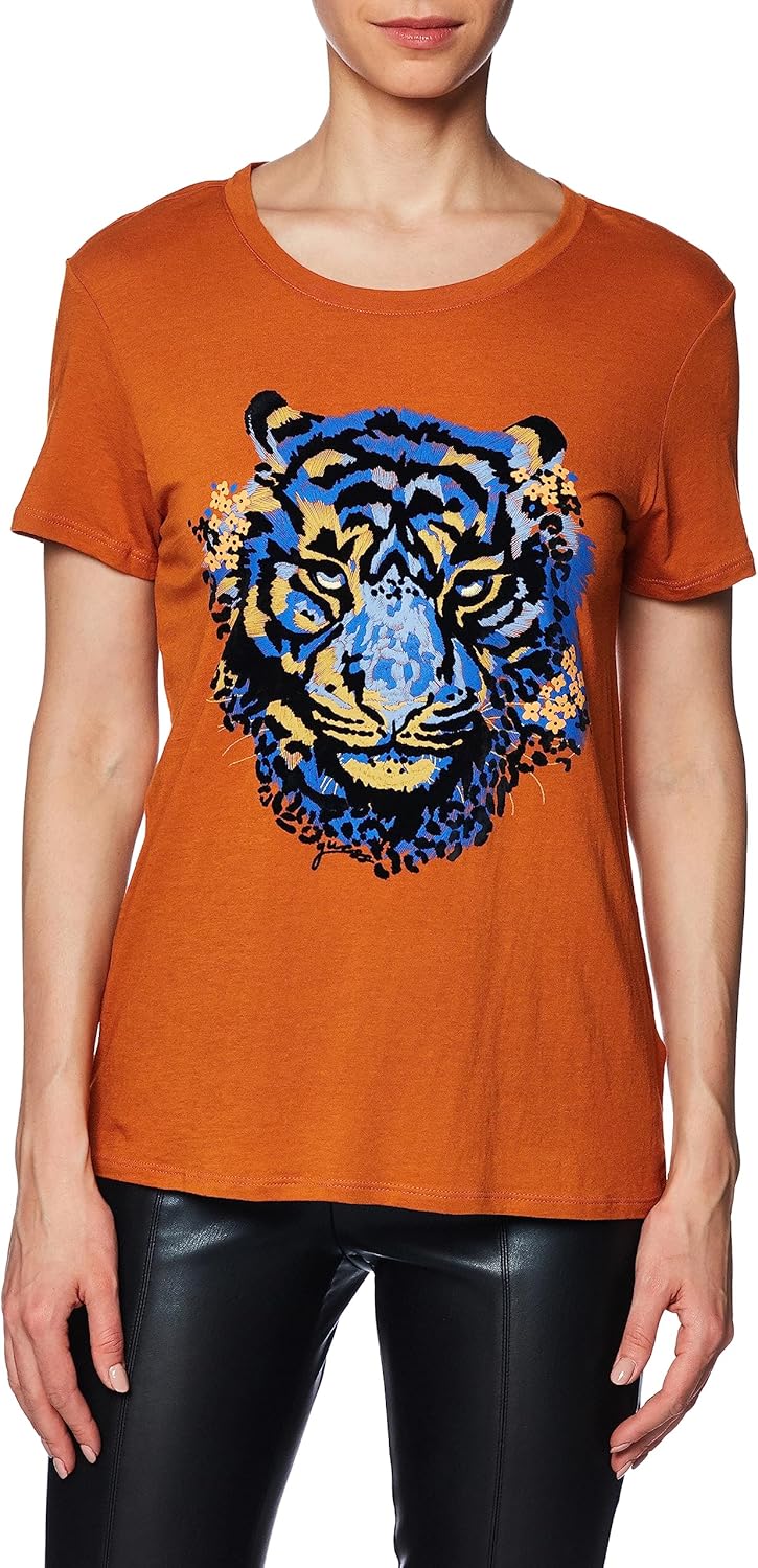 Футболка Guess с коротким рукавом и тигровым принтом, Autumn Bloom
Футболка Guess с коротким рукавом и тигровым принтом, Autumn Bloom