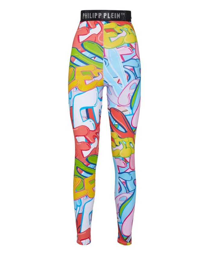 Леггинсы, бомбинг, граффити Philipp Plein, мультиколор
Леггинсы, бомбинг, граффити Philipp Plein, мультиколор