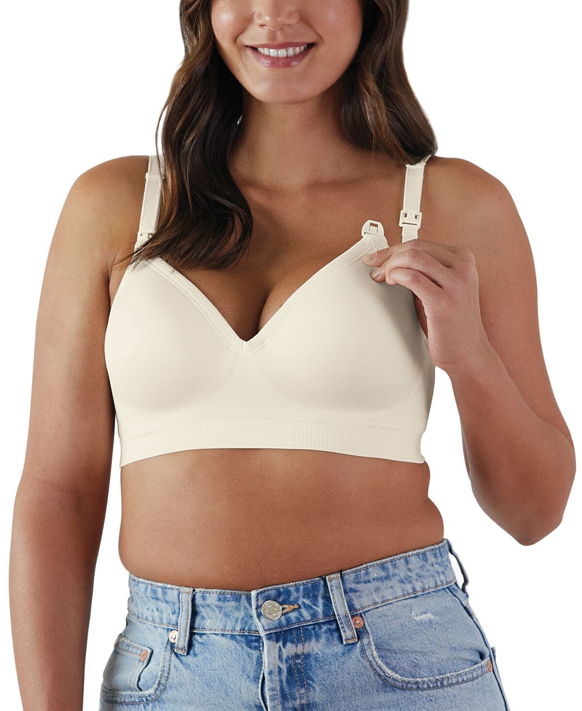 Женский бюстгальтер для кормления с глубоким вырезом Bravado Designs, белый
Женский бюстгальтер для кормления с глубоким вырезом Bravado Designs, белый