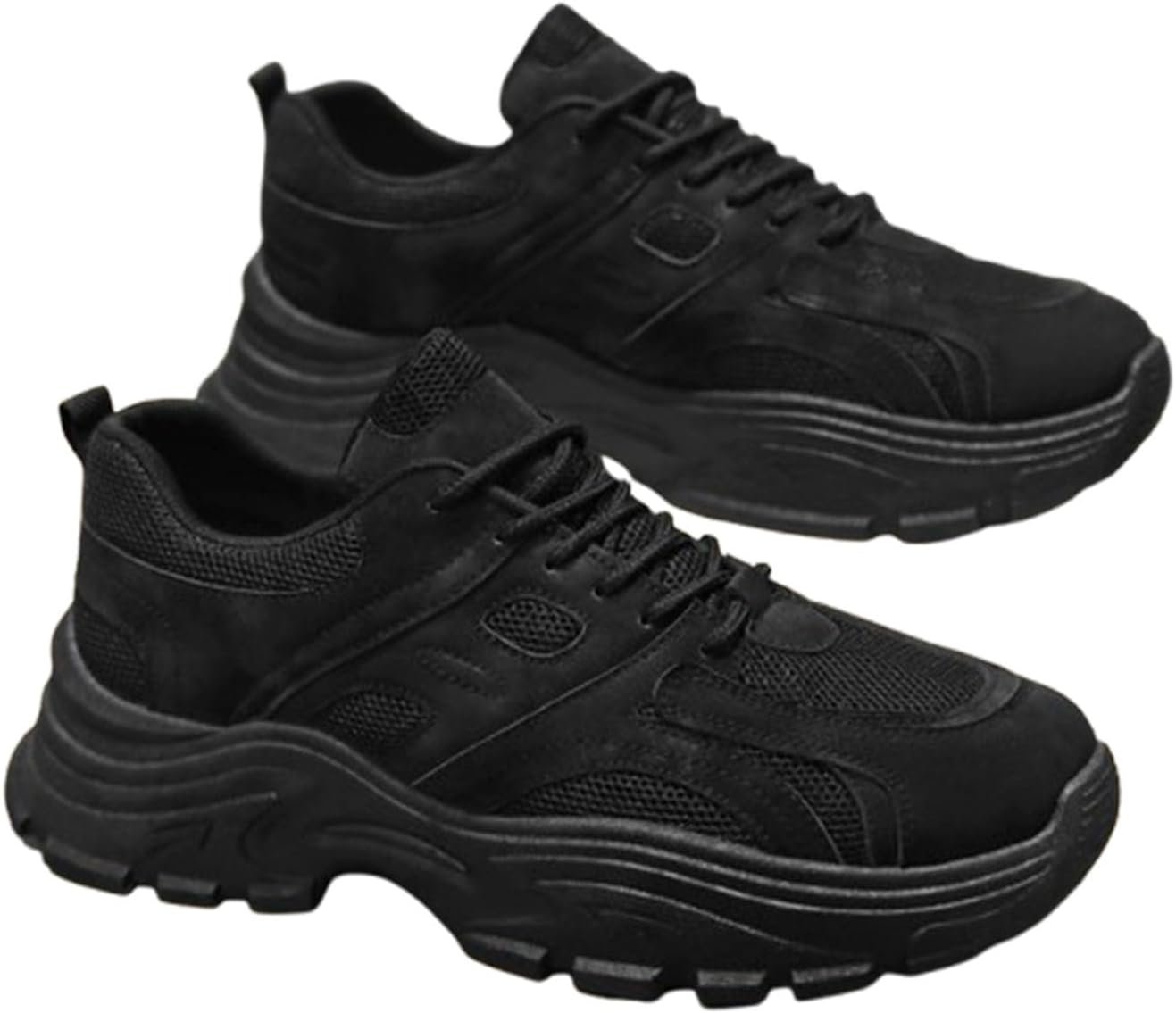 Мужские кроссовки с толстой подошвой для бега с дышащей конструкцией для тренировок в зале, спортивные кроссовки с улучшенной амортизацией и поддержкой Generic, черный
Мужские кроссовки с толстой подошвой для бега с дышащей конструкцией для тренировок в зале, спортивные кроссовки с улучшенной амортизацией и поддержкой Generic, черный