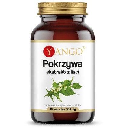 Экстракт листьев крапивы - 90 капсул Yango
Экстракт листьев крапивы - 90 капсул Yango
