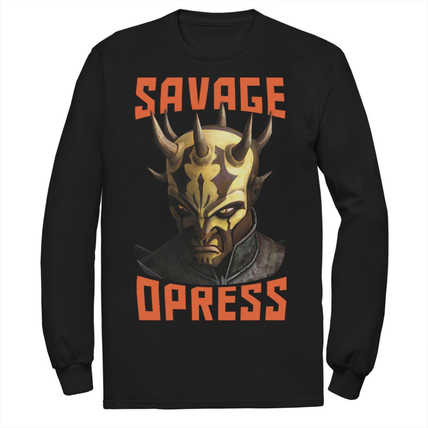 Мужская футболка с большим лицом «Звездные войны: Войны клонов» Savage Opress Licensed Character
Мужская футболка с большим лицом «Звездные войны: Войны клонов» Savage Opress Licensed Character