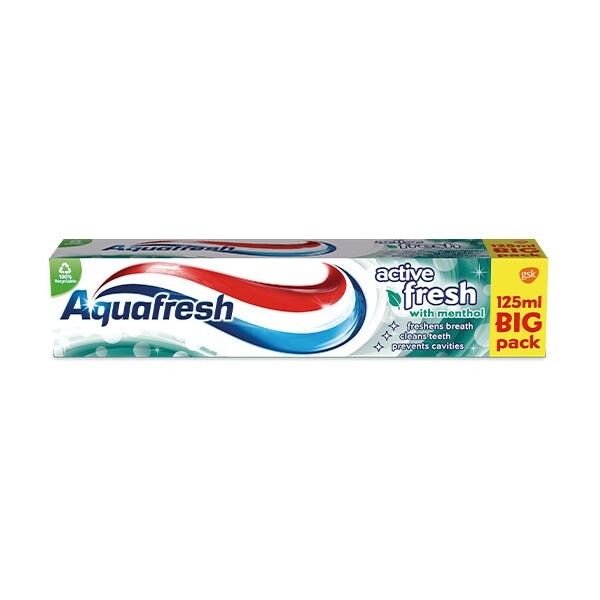 Активный Свежий 125 мл Aquafresh
Активный Свежий 125 мл Aquafresh