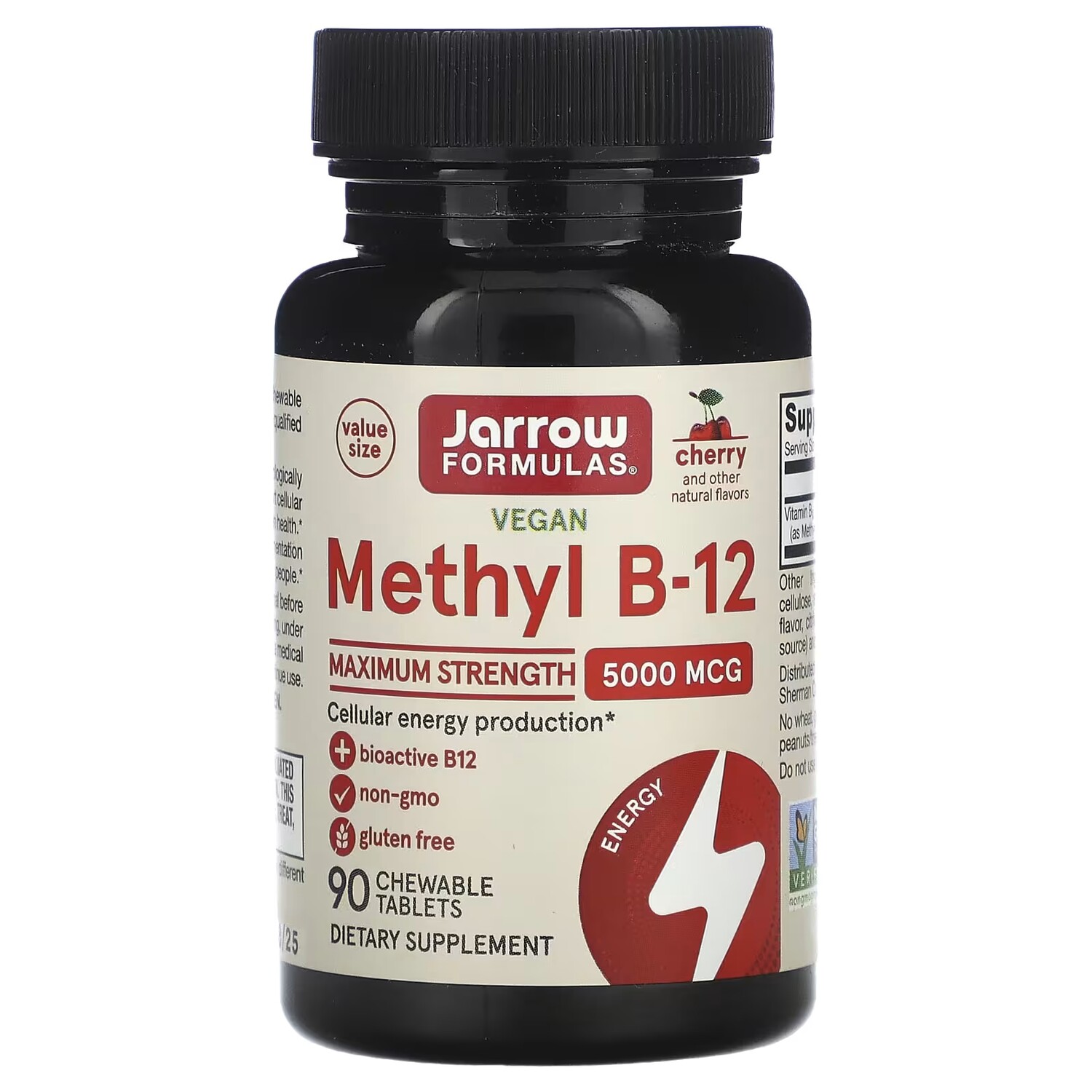 Добавка Jarrow Formulas Vegan Mmethyl B-12 вишня, 90 жевательных таблеток
Добавка Jarrow Formulas Vegan Mmethyl B-12 вишня, 90 жевательных таблеток