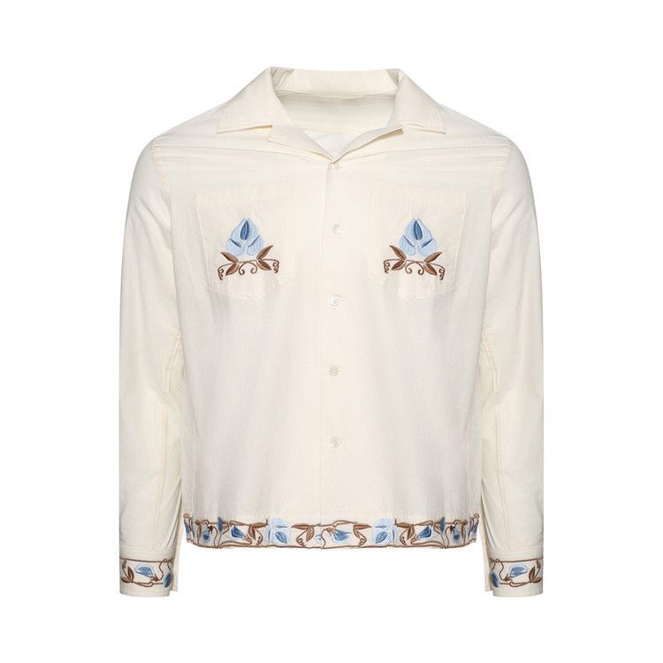 Рубашка Bode Nouveau Vine Long Sleeve Shirt 'Cream'
Рубашка Bode Nouveau Vine Long Sleeve Shirt 'Cream'