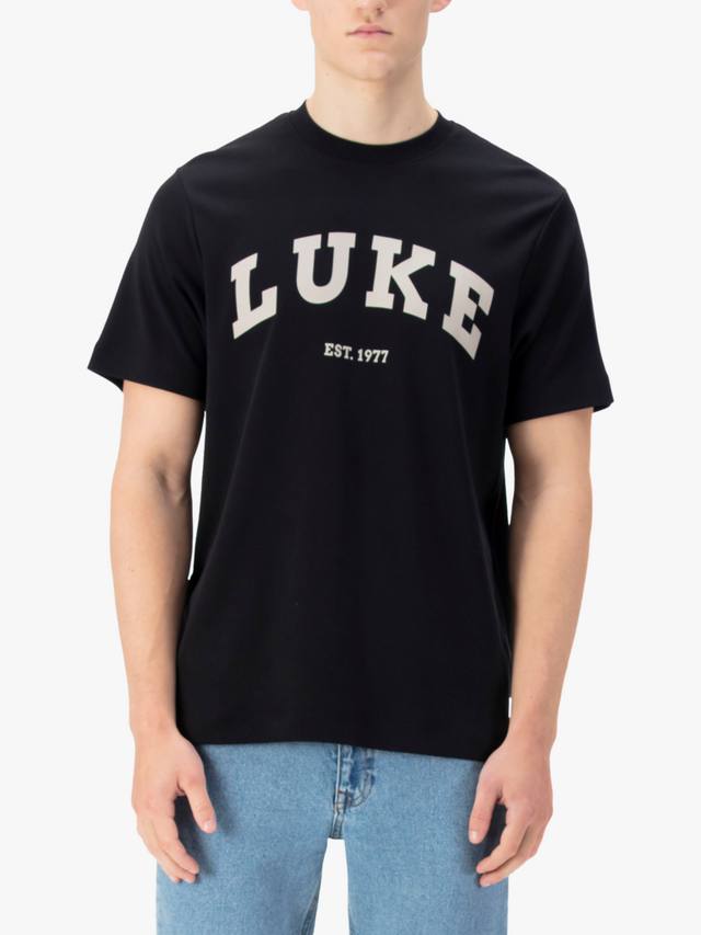 Футболка с логотипом warwick cotton regular fit с коротким рукавом и логотипом LUKE 1977, черный/белый
Футболка с логотипом warwick cotton regular fit с коротким рукавом и логотипом LUKE 1977, черный/белый