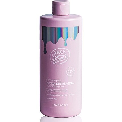 Мицеллярная вода Очищающая мицеллярная вода для всех типов кожи 500мл, Face Boom
Мицеллярная вода Очищающая мицеллярная вода для всех типов кожи 500мл, Face Boom