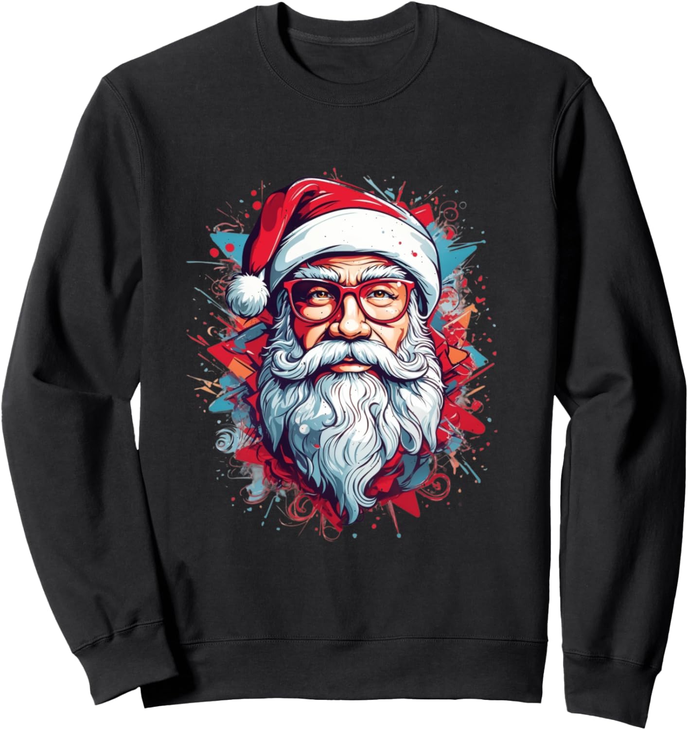 Стильная толстовка с изображением Санты, солнцезащитных очков и бороды Enjoy Christmas To The Fullest, черный
Стильная толстовка с изображением Санты, солнцезащитных очков и бороды Enjoy Christmas To The Fullest, черный