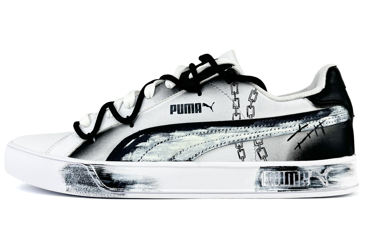 Кроссовки Puma Smash Vulc Skateboarding Shoes Unisex Low-top Black/White, черный/белый
Кроссовки Puma Smash Vulc Skateboarding Shoes Unisex Low-top Black/White, черный/белый