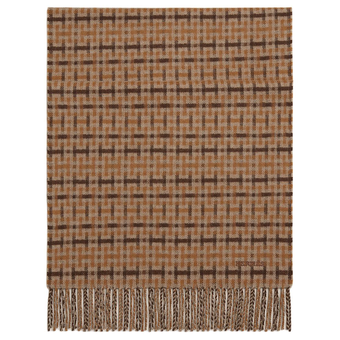 Кашемировый вязаный шарф унисекс умбра HERMES
Кашемировый вязаный шарф унисекс умбра HERMES