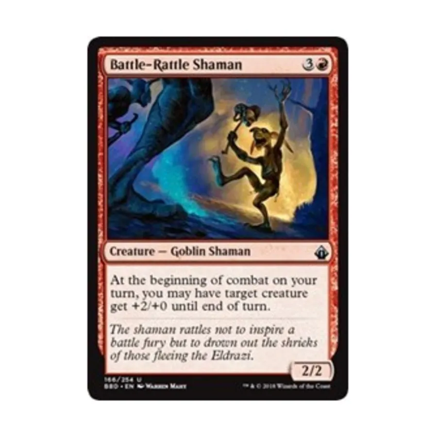 CCG Шаман Боевой Погремушки (U), MTG - Battlebond
CCG Шаман Боевой Погремушки (U), MTG - Battlebond