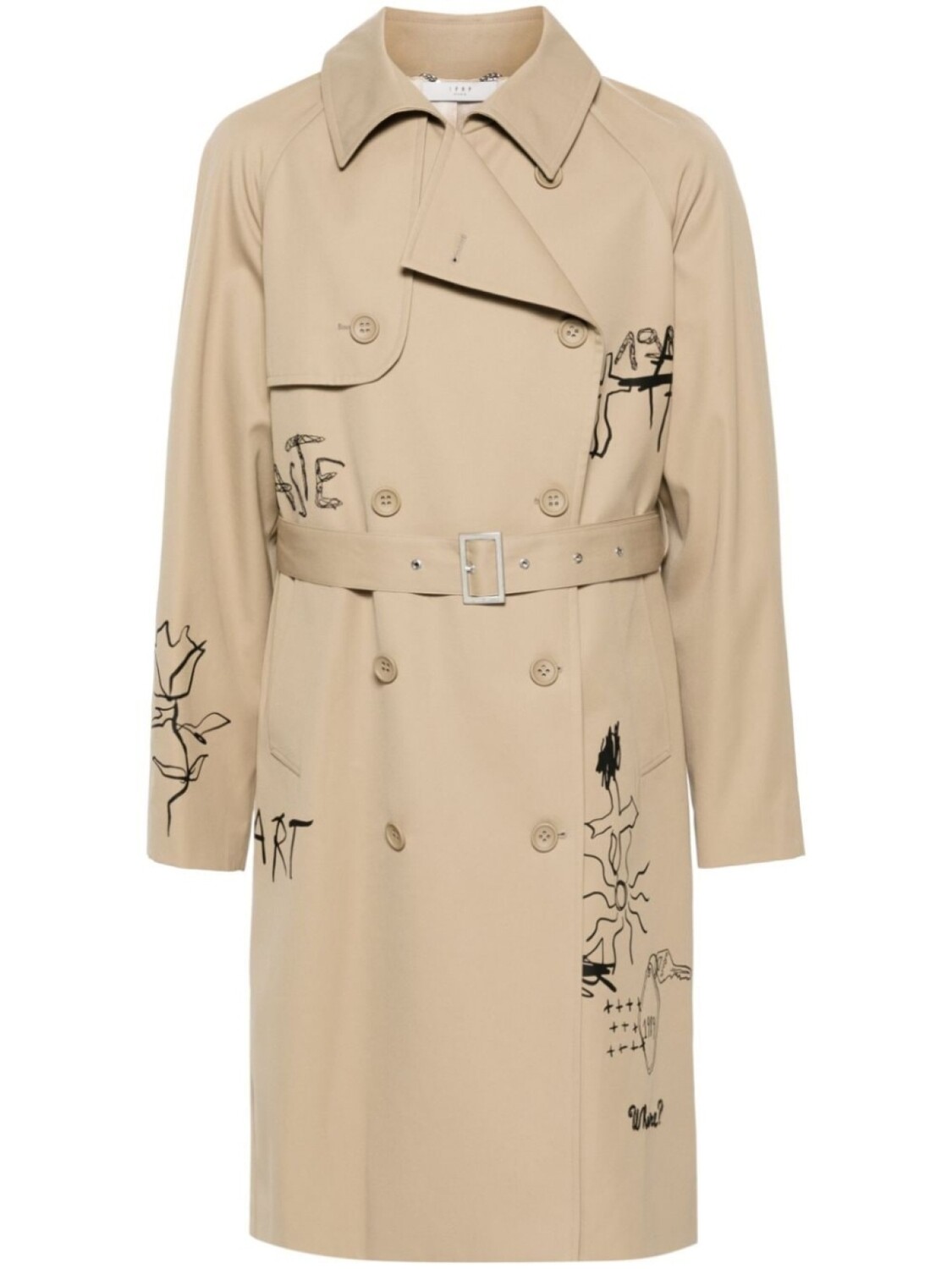 1989 STUDIO тренч с вышивкой, нейтральный цвет
1989 STUDIO тренч с вышивкой, нейтральный цвет