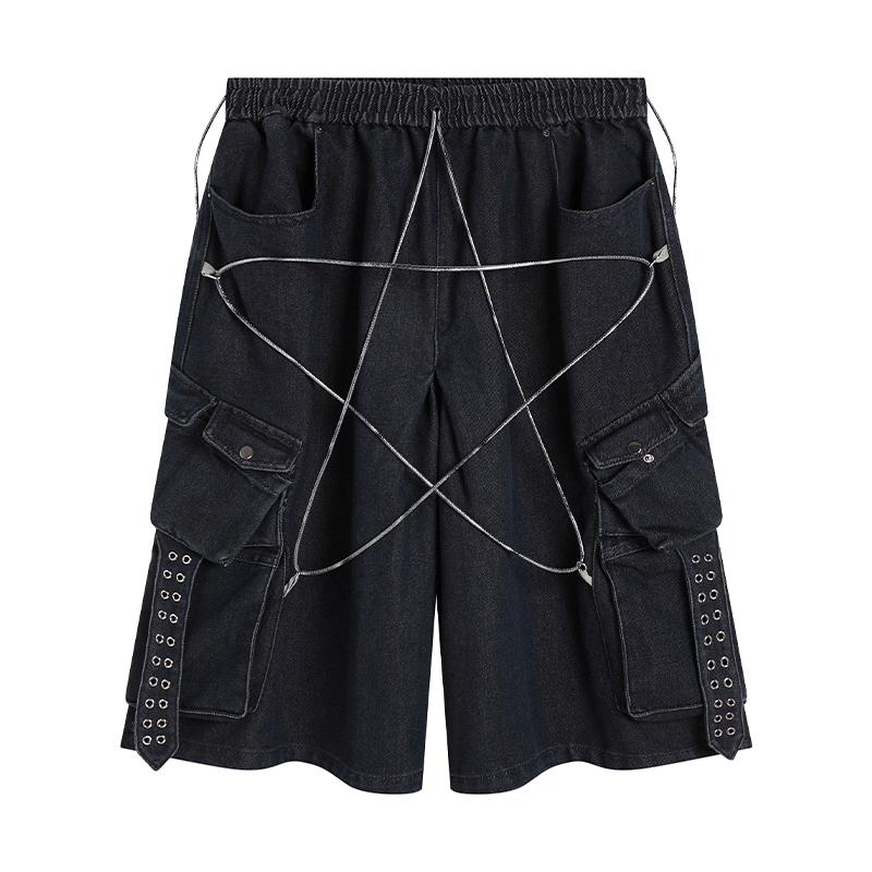 DND4DES Джинсовые шорты Unisex Navy Blue
DND4DES Джинсовые шорты Unisex Navy Blue