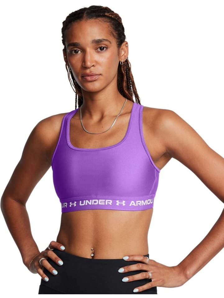 Спортивный бюстгальтер Under Armour, фиолетовый
Спортивный бюстгальтер Under Armour, фиолетовый