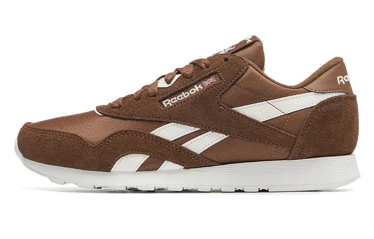Классические нейлоновые кроссовки мужские с низким верхом коричневого/белого цвета Reebok, Коричневый, Классические нейлоновые кроссовки мужские с низким верхом коричневого/белого цвета Reebok
Классические нейлоновые кроссовки мужские с низким верхом коричневого/белого цвета Reebok, Коричневый, Классические нейлоновые кроссовки мужские с низким верхом коричневого/белого цвета Reebok