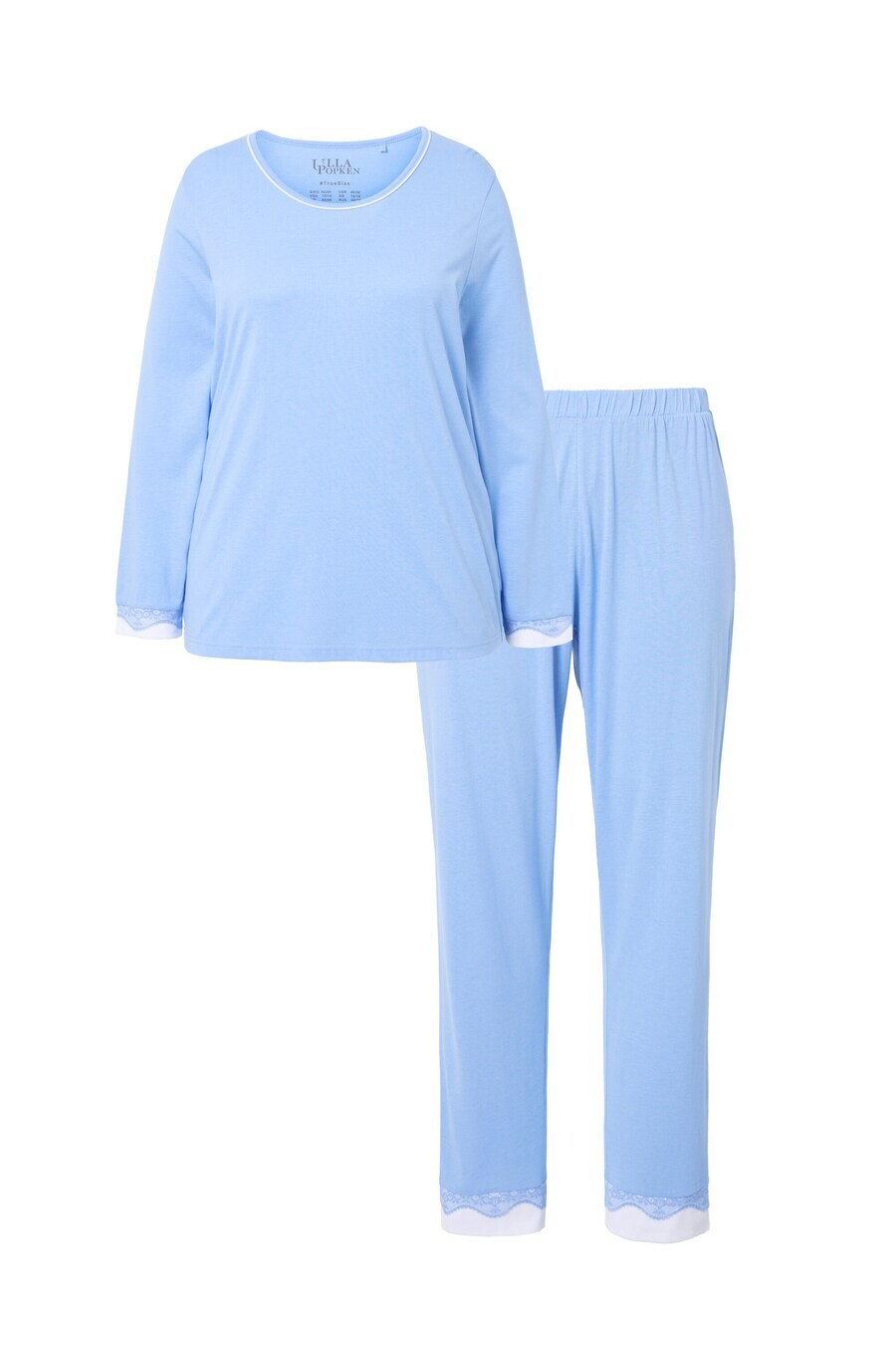 Пижама Ulla Popken Pajama, светло-синий
Пижама Ulla Popken Pajama, светло-синий