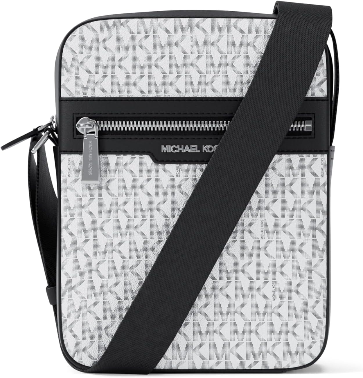 Сумка Michael Kors Malone Flight Bag, серебристый, Silver-Tone Hardware/Bright White Signature
Сумка Michael Kors Malone Flight Bag, серебристый, Silver-Tone Hardware/Bright White Signature
