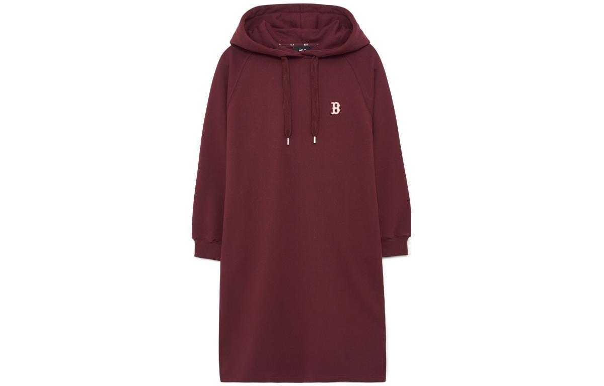 MLB Женское бордовое платье с длинными рукавами
MLB Женское бордовое платье с длинными рукавами