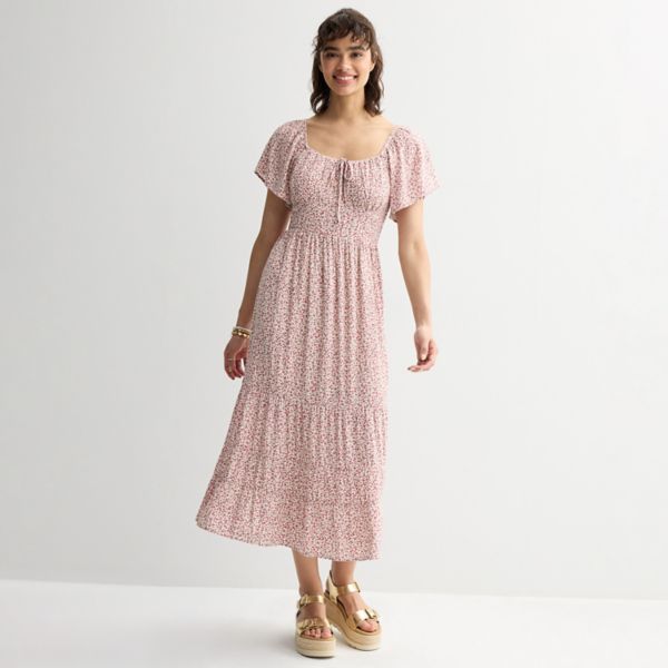 Платье макси с рукавами-крылышками для юниоров Rewind, цвет butternut hickory
Платье макси с рукавами-крылышками для юниоров Rewind, цвет butternut hickory