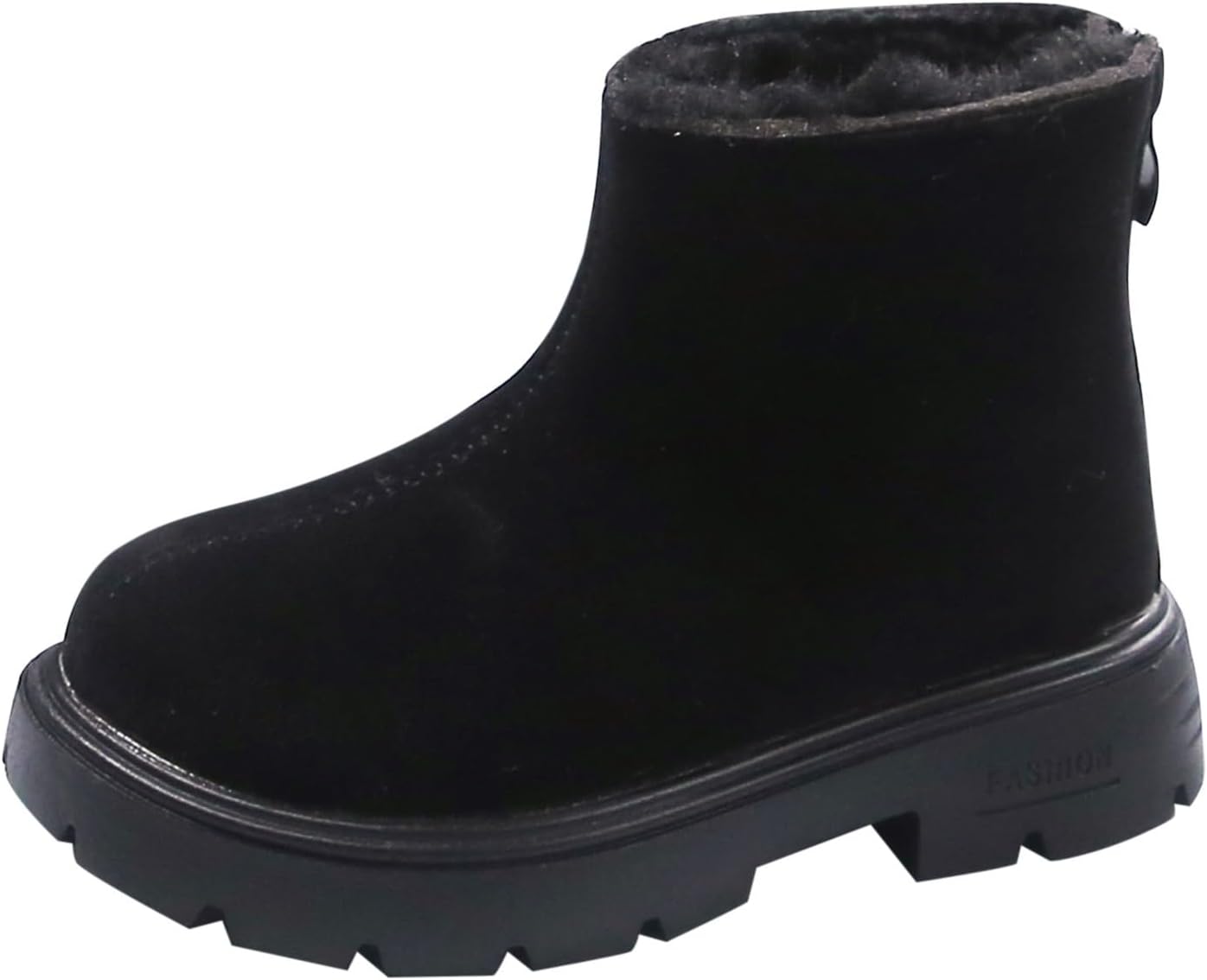 Детские зимние ботинки с искусственным мехом с утеплителем, девочкам и мальчикам, с флисовой подкладкой, мягкие и теплые, утепленные плюшевые ботинки до щиколотки, противоскользящие для активного отдыха на улице Generic, Black-3
Детские зимние ботинки с искусственным мехом с утеплителем, девочкам и мальчикам, с флисовой подкладкой, мягкие и теплые, утепленные плюшевые ботинки до щиколотки, противоскользящие для активного отдыха на улице Generic, Black-3