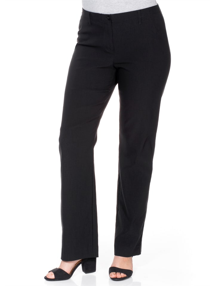 Тканевые брюки sheego, черный
Тканевые брюки sheego, черный