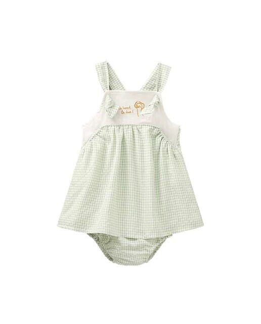 Платье для девочки в клетчатую клетку с трусиками в тон Dadati, светло-зеленый
Платье для девочки в клетчатую клетку с трусиками в тон Dadati, светло-зеленый