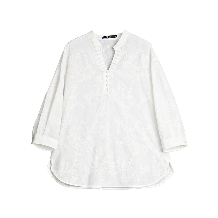 ELLE Футболка женская белая с V-образным вырезом Moderate
ELLE Футболка женская белая с V-образным вырезом Moderate