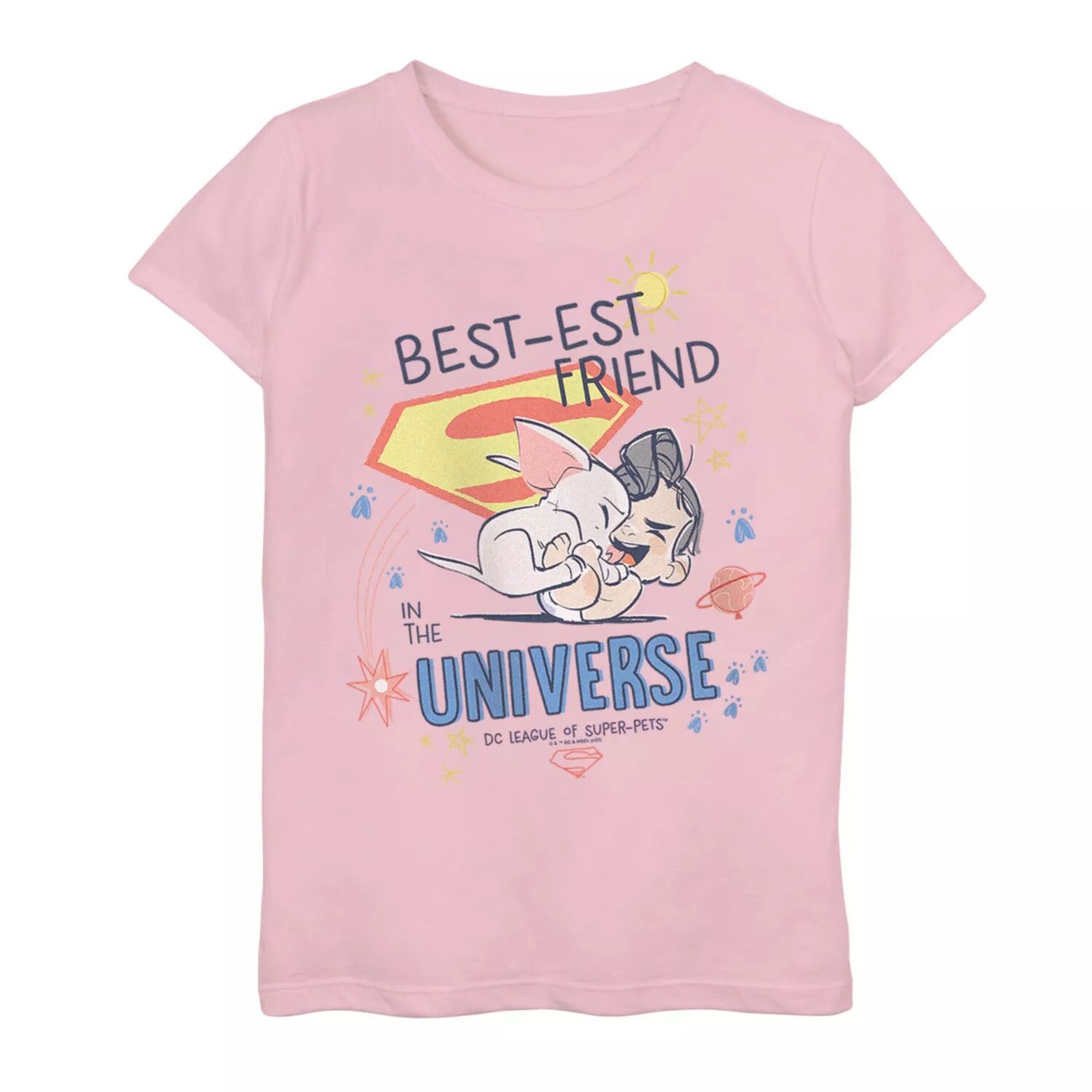 Футболка с рисунком DC Super Pets Best Friend Krypto and Superman для девочек 7–16 лет DC Comics
Футболка с рисунком DC Super Pets Best Friend Krypto and Superman для девочек 7–16 лет DC Comics
