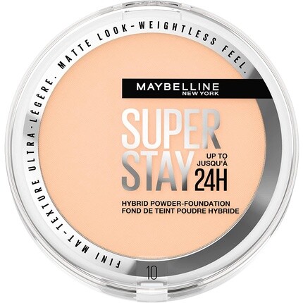 Гибридная пудра Maybelline SuperStay 24H, 10 оттенков, стойкая, устойчивая к воде и поту, от среднего до полного покрытия, 10 г Maybelline New York
Гибридная пудра Maybelline SuperStay 24H, 10 оттенков, стойкая, устойчивая к воде и поту, от среднего до полного покрытия, 10 г Maybelline New York