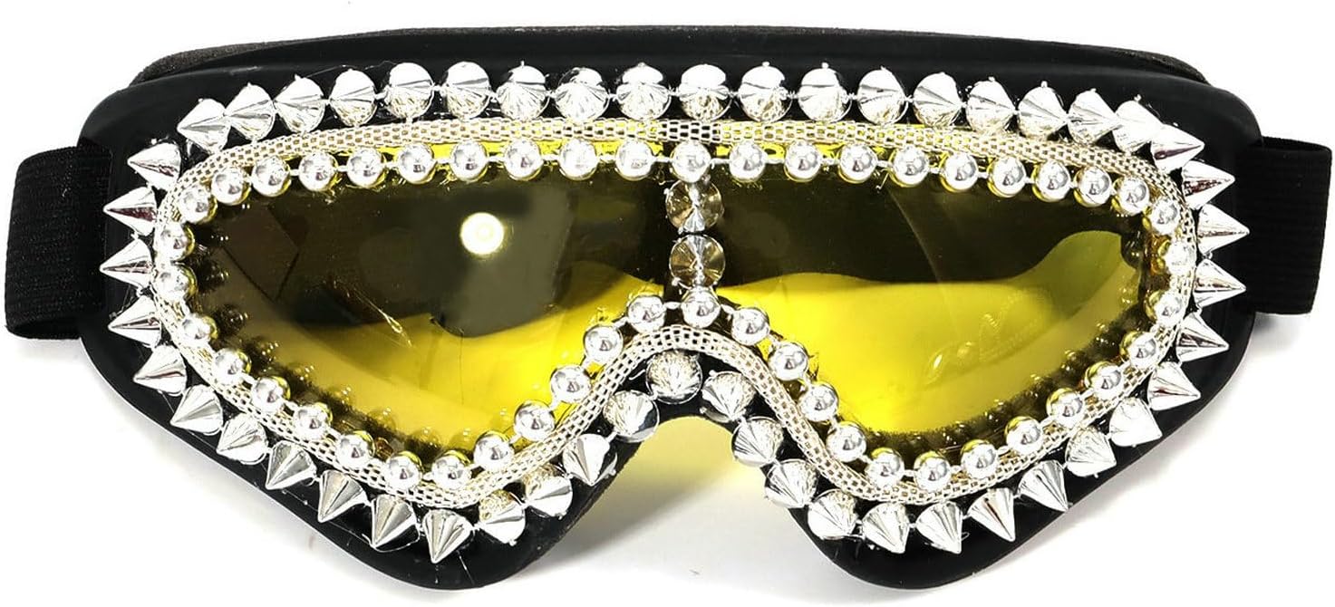 Солнцезащитные очки COTIA с крупными бриллиантами для женщин и мужчин, модные панк-очки с заклепками, очки для вечеринок, ветрозащитные очки для активного отдыха, Yellow
Солнцезащитные очки COTIA с крупными бриллиантами для женщин и мужчин, модные панк-очки с заклепками, очки для вечеринок, ветрозащитные очки для активного отдыха, Yellow