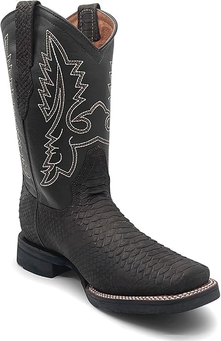 Мужские коричневые ковбойские сапоги в западном стиле с тиснением под питона, квадратный носок Generic
Мужские коричневые ковбойские сапоги в западном стиле с тиснением под питона, квадратный носок Generic