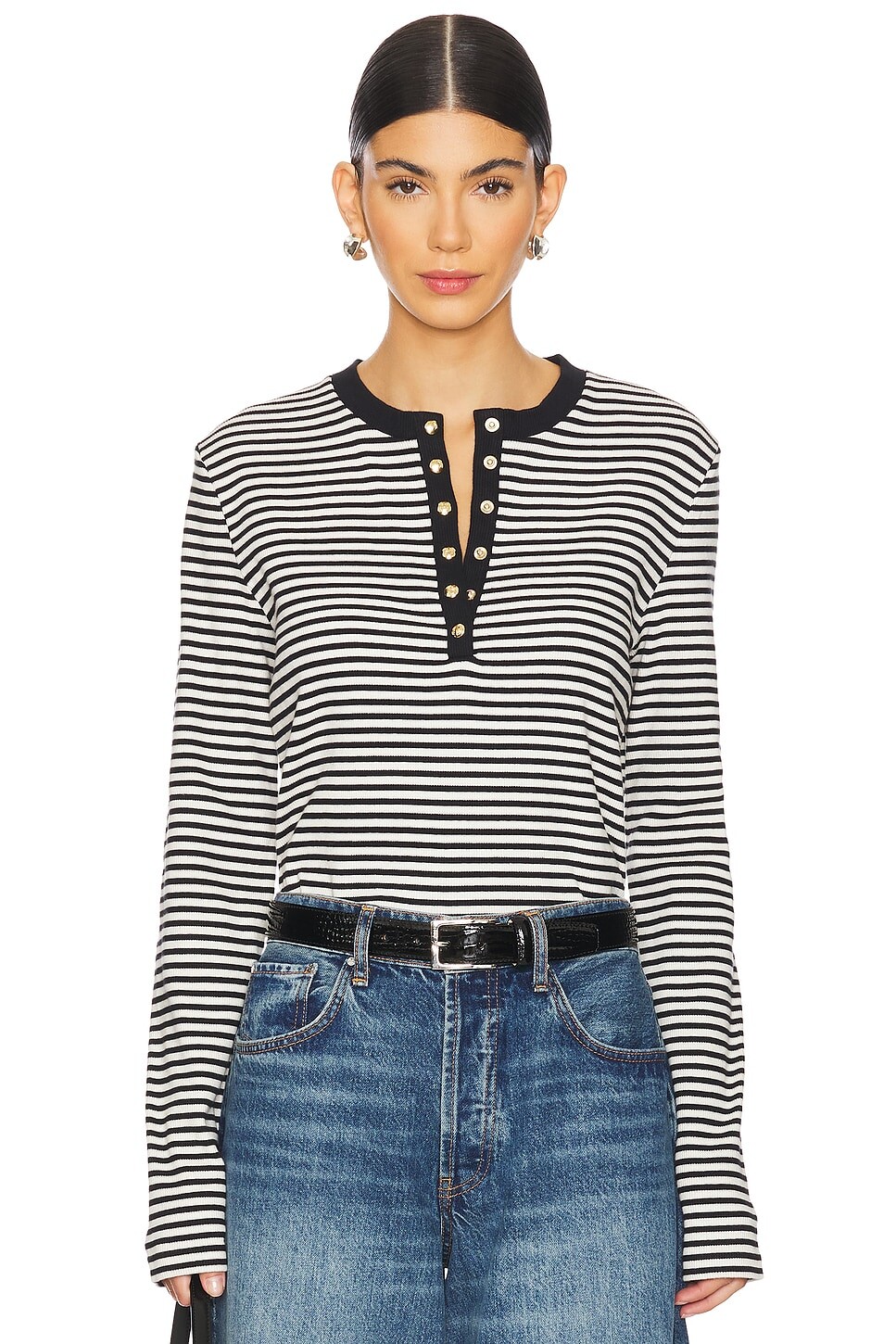 Футболка с длинным рукавом alessia Anine Bing, черный
Футболка с длинным рукавом alessia Anine Bing, черный