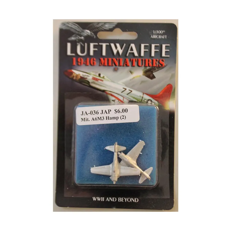 Митсубиси А6М3 Хэмп, Luftwaffe 1946 Miniatures - Japan (1:300)
Митсубиси А6М3 Хэмп, Luftwaffe 1946 Miniatures - Japan (1:300)