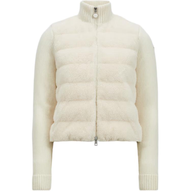 Утепленная кардиган на молнии Moncler, белый
Утепленная кардиган на молнии Moncler, белый
