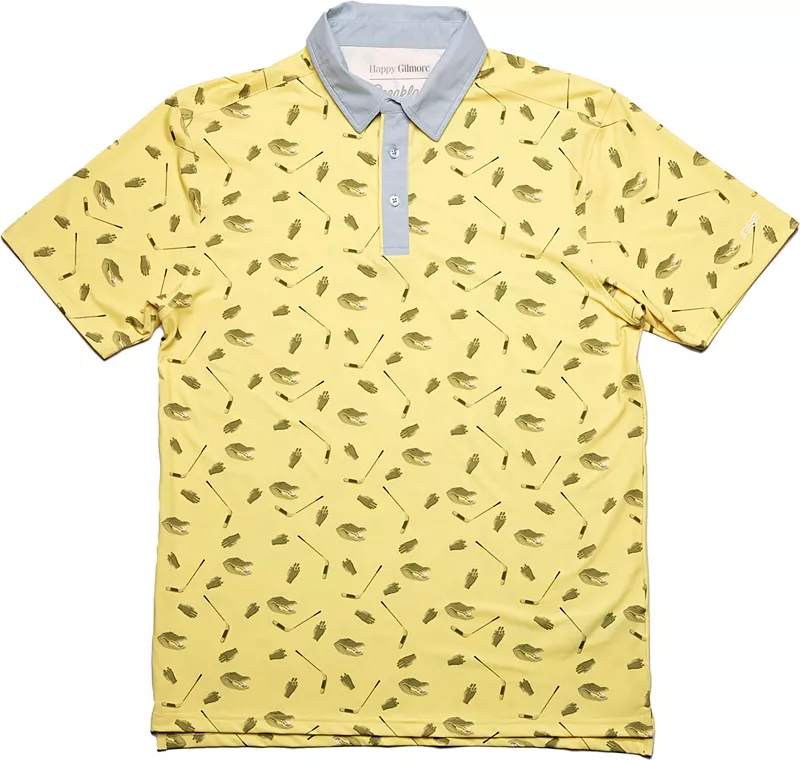 Мужское поло для гольфа Breakfast Balls Happy Gilmore "Play for Chubbs", желтый
Мужское поло для гольфа Breakfast Balls Happy Gilmore "Play for Chubbs", желтый
