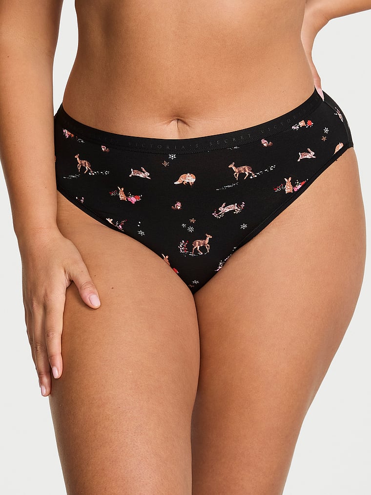 Трусики-Слипы из эластичного хлопка с высоким вырезом Victoria'S Secret, smooth black forest critters
Трусики-Слипы из эластичного хлопка с высоким вырезом Victoria'S Secret, smooth black forest critters