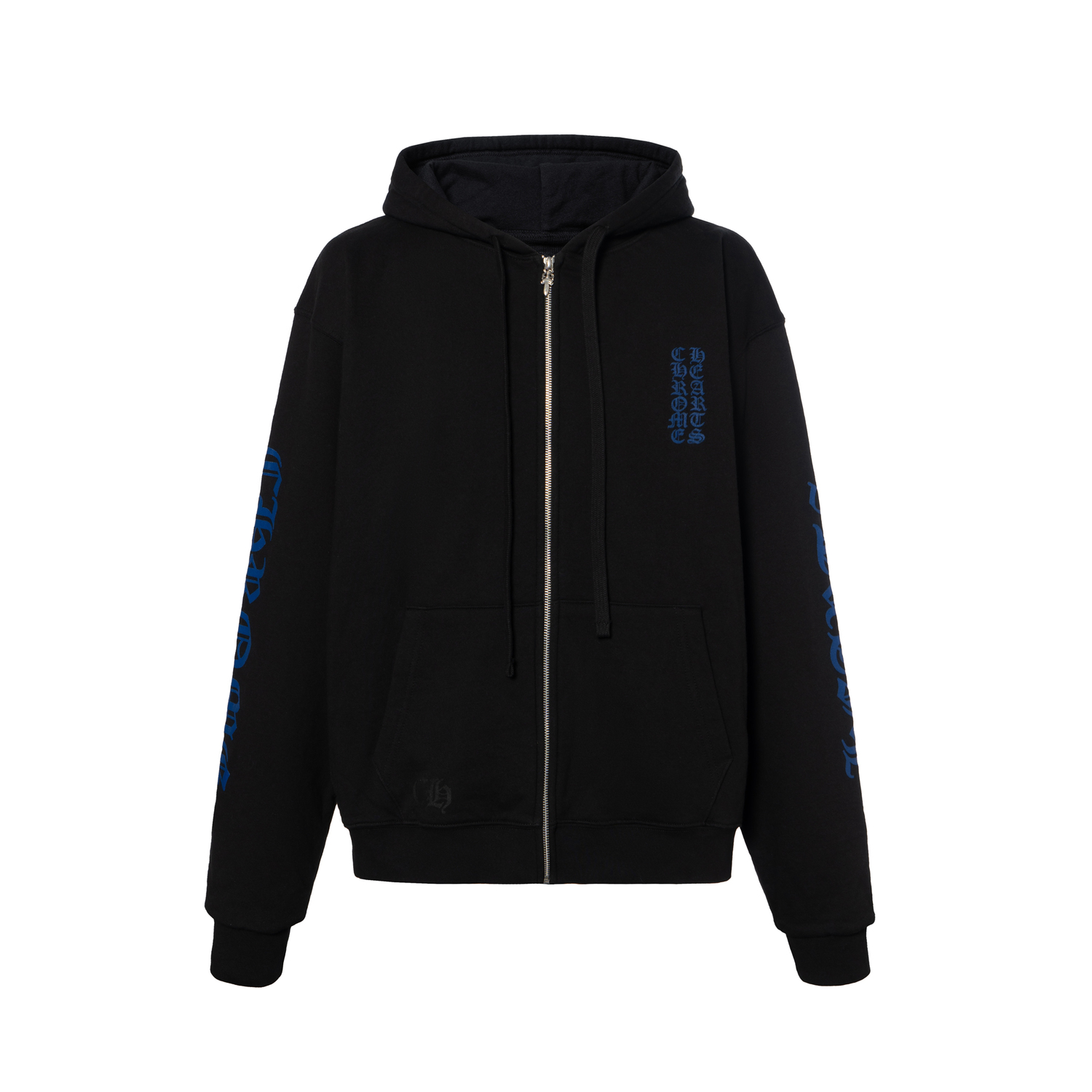 Утепленная худи на молнии Chrome Hearts, черный
Утепленная худи на молнии Chrome Hearts, черный